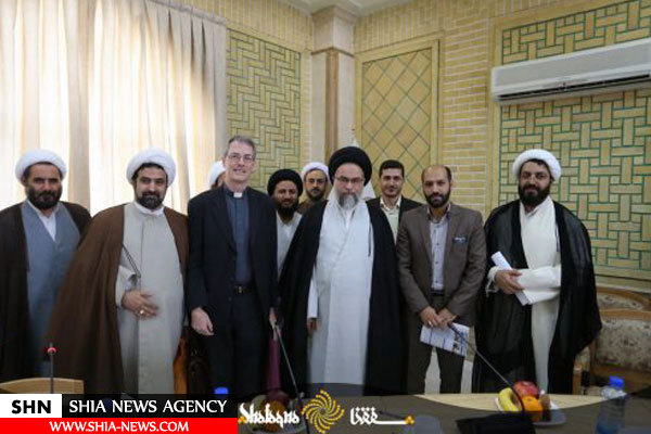 دیدار رییس مرکز تعالیم علوم دینی پدران کلیسای فرانسه با حجت الاسلام والمسلمین شهرستانی