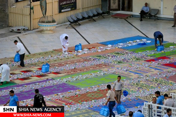 توزیع ۱۰هزار بسته افطاری در حرم امیر المؤمنین (ع)