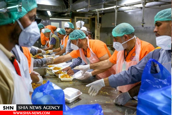 توزیع ۱۰هزار بسته افطاری در حرم امیر المؤمنین (ع)