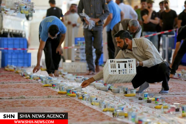 توزیع ۱۰هزار بسته افطاری در حرم امیر المؤمنین (ع)