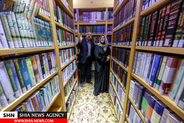 پروفسور آمریکایی به حرم امیر المؤمنین(ع) مشرف شد+ تصاویر