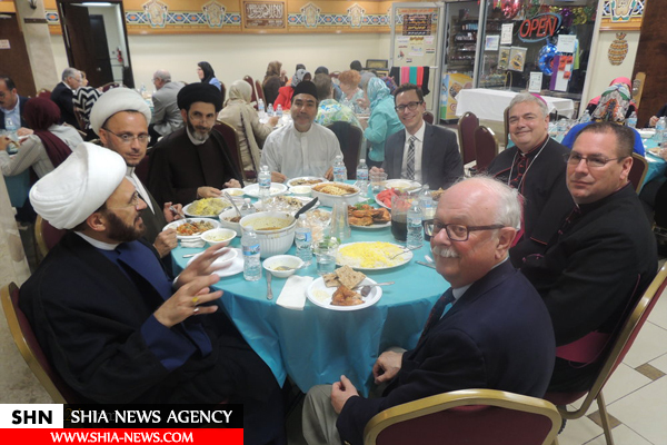 ضیافت افطار بین الادیانی در دیربورن آمریکا+ تصویر