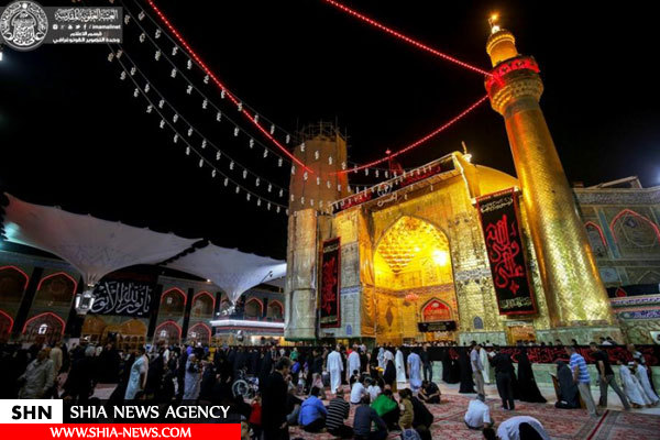 تصاویری از حرم امام علی(ع) در شب نوزدهم ماه مبارک رمضان
