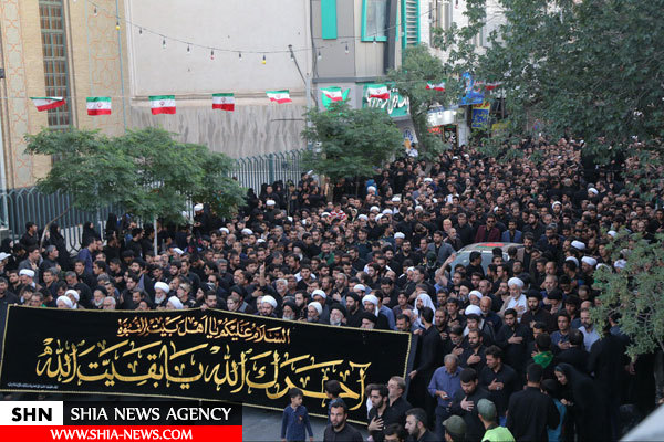دسته عزاداری شهادت امیرالمومنین(ع) با حضور آیت الله العظمی وحید خراسانی