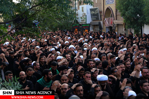 دسته عزاداری شهادت امیرالمومنین(ع) با حضور آیت الله العظمی وحید خراسانی