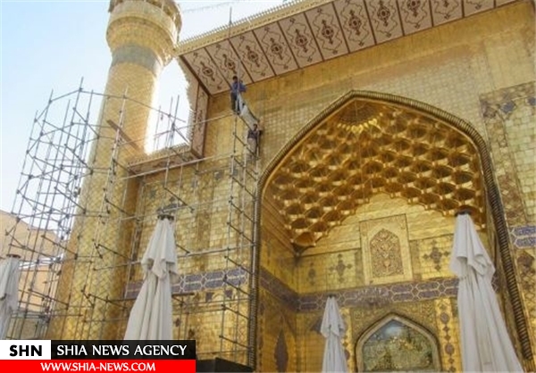 طلاکاری ایوان نجف امسال به پایان می‌رسد+ تصاویر