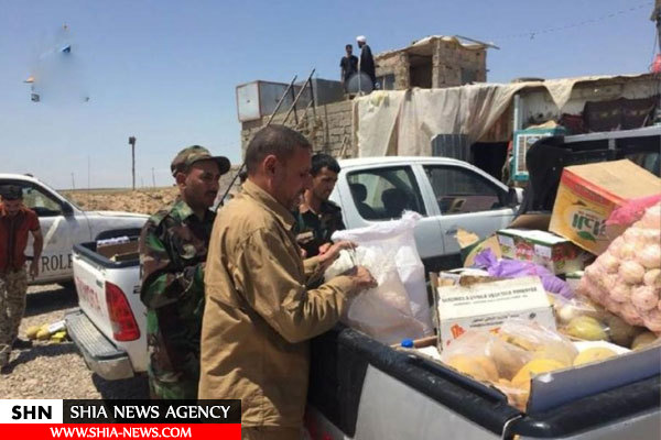 مبلغین حوزه نجف اشرف در میان رزمندگان بسیج مردمی حضور یافتند+ تصاویر