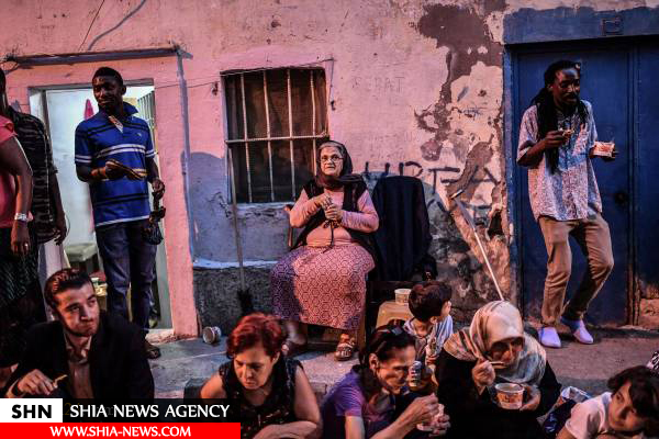 ضیافت افطاری برای پناهجویان و مهاجرین در آنکارا + تصاویر