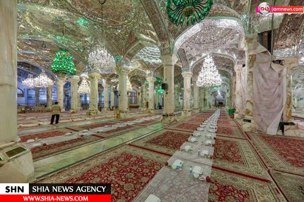 تصاویر سفرهای افطار در صحن باصفای حضرت زهرا(س) تصاویر سفرهای افطار در صحن باصفای حضرت زهرا(س)