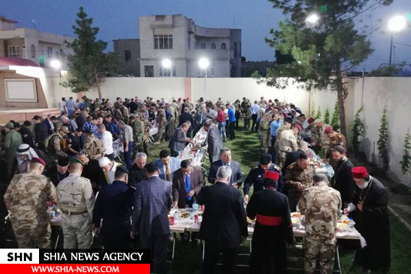 کلیسای برطله عراق مراسم افطار ماه رمضان برگزار کرد+ تصاویر