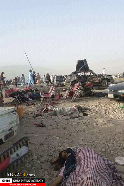 تصاویر انفجار انتحاری داعش در ننگرهار