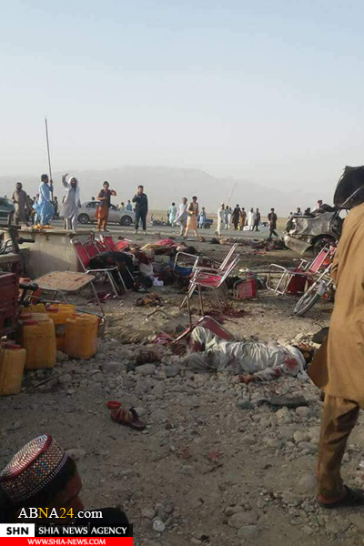 تصاویر انفجار انتحاری داعش در ننگرهار