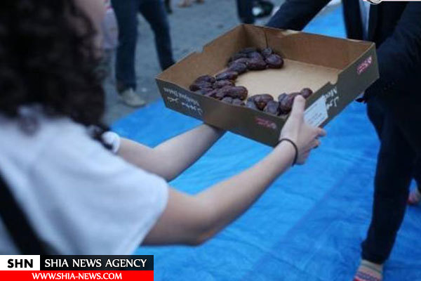 تصاویر سفره افطار در خیابانهای آمریکا