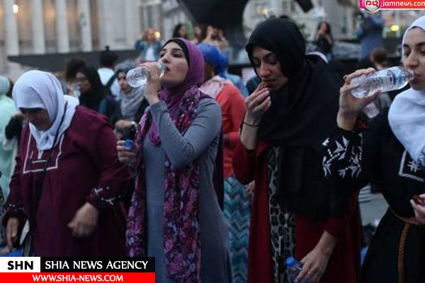 تصاویر سفره افطار در خیابانهای آمریکا