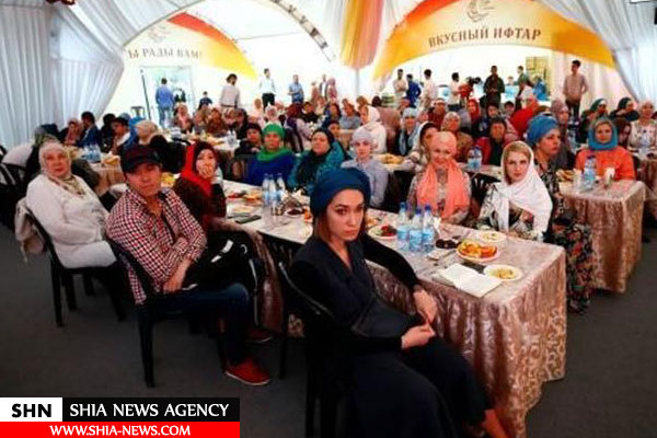 تصاویر سفره افطار مسلمانان در روسیه