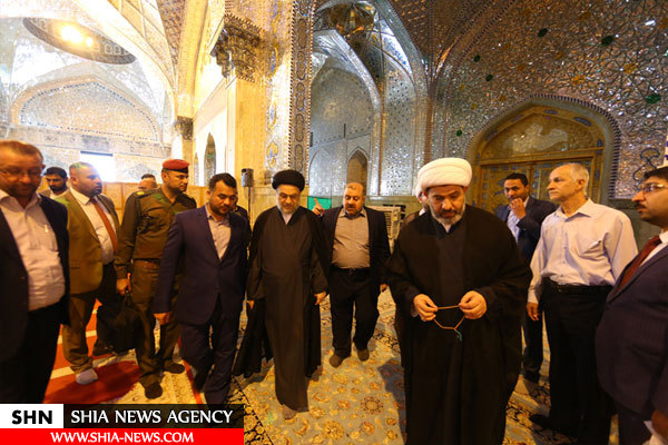تصاویر بازدید رئیس اوقاف شیعیان عراق از آستان مقدس عسکریین(ع)