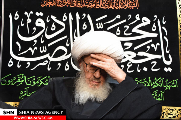 تصاویر دسته عزاداری شهادت امام جعفر صادق(ع) با حضور آیت الله العظمی وحید خراسانی تصاویر دسته عزاداری شهادت امام جعفر صادق(ع) با حضور آیت الله العظمی وحید خراسانی