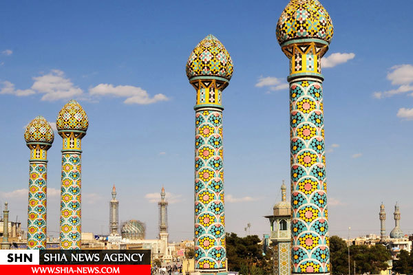تصاویر مناره‌های حرم حضرت معصومه(س)