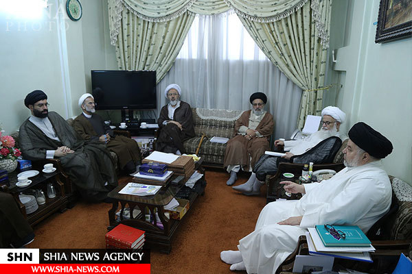 دیدار ستاد مرکزی همایش بین‌المللی حضرت ابوطالب(ع) با نماینده آیت الله سیستانی