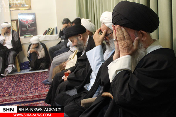 مجلس عزای شهادت حضرت حمزه(ع) در دفتر آیت‌الله صافی گلپایگانی