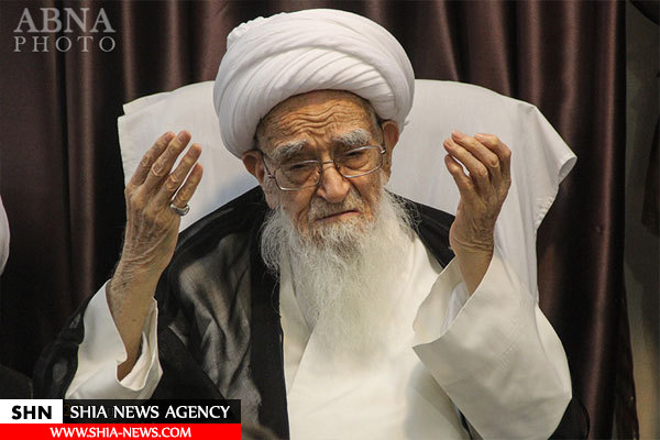 مجلس عزای شهادت حضرت حمزه(ع) در دفتر آیت‌الله صافی گلپایگانی