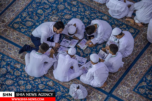 تصاویر مدرسه بزرگ قرآنی کربلا در حرم سیدالشهدا(ع) تصاویر مدرسه بزرگ قرآنی کربلا در حرم سیدالشهدا(ع)