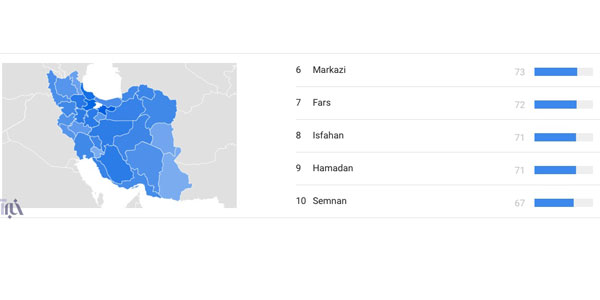 افزایش جستجویی تلخ در میان کاربران ایرانی گوگل