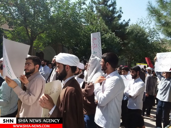 تجمع طلاب و روحانیون تهرانی با شعار روحانیت صدای مردم+ تصویر