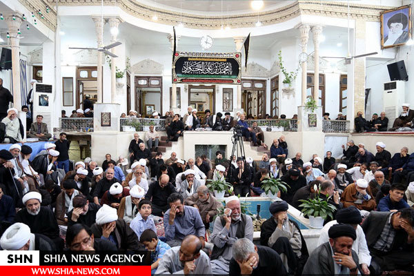 تصاویر مراسم عزاداری شهادت امام جواد(ع)در بیوت مراجع و علما