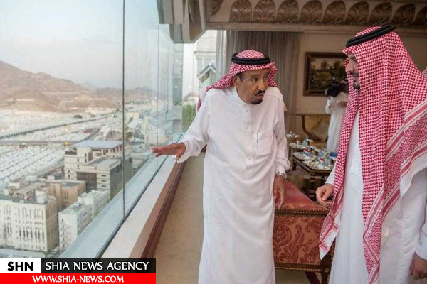 پادشاه سعودی از منا بازدید کرد+ تصاویر