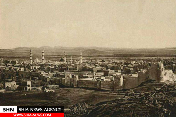 تصویر قدیمی از مدینه و حرم پیامبر اعظم تصویر قدیمی از مدینه و حرم پیامبر اعظم