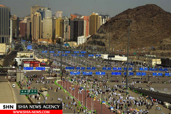 تصاویر رمی جمرات در اولین روز از ایام تشریق تصاویر رمی جمرات در اولین روز از ایام تشریق