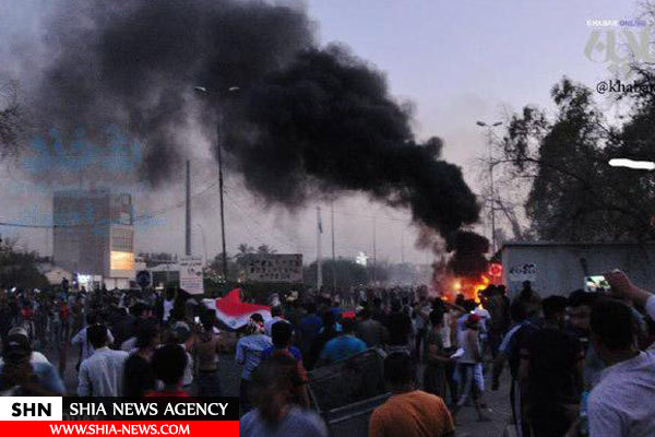 کنسولگری ایران در بصره را به آتش کشیدند+ واکنش‌ها و تصاویر