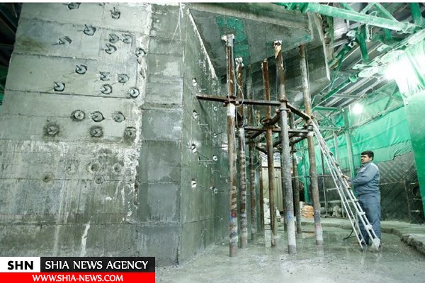 لاغرسازی ستون‌های اطراف ضریح امام حسین(ع) به پایان رسید+ تصاویر