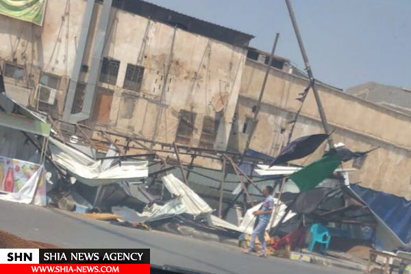 حمله نیروهای آل سعود به خیمه های عاشورایی و اماکن پذیرایی از عزاداران امام حسین(ع) در قطیف