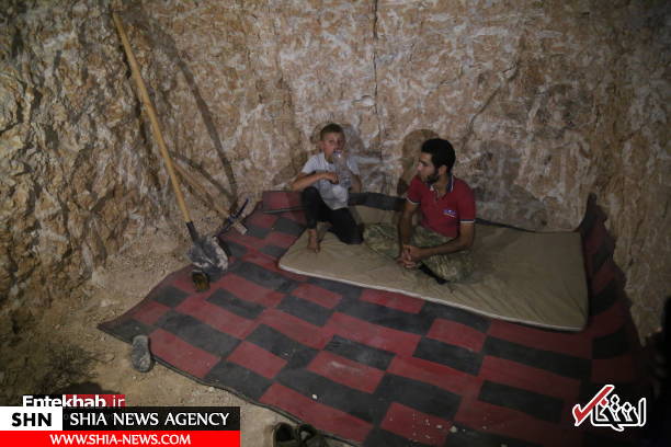 حفر تونل زیرزمینی برای زنده ماندن در ادلب سوریه