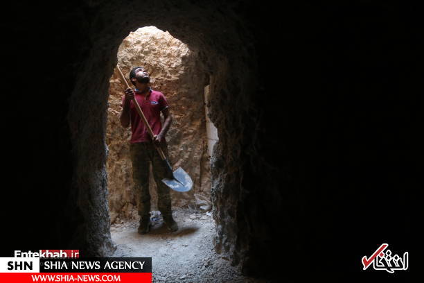حفر تونل زیرزمینی برای زنده ماندن در ادلب سوریه