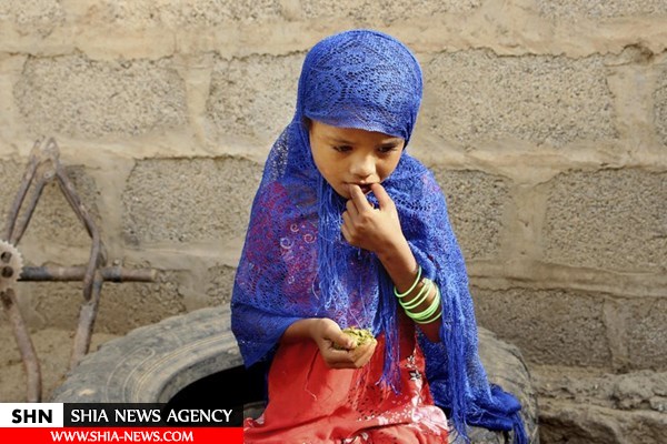 برگ انگور تنها غذای کودکان اسلم در یمن+ تصویر
