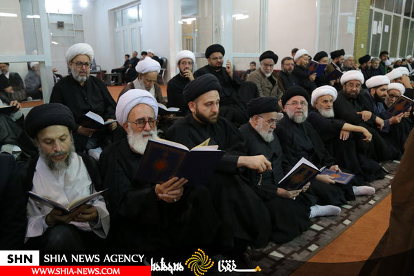 تصاویر مراسم بزرگداشت آیت الله اشرفی شاهرودی در قم