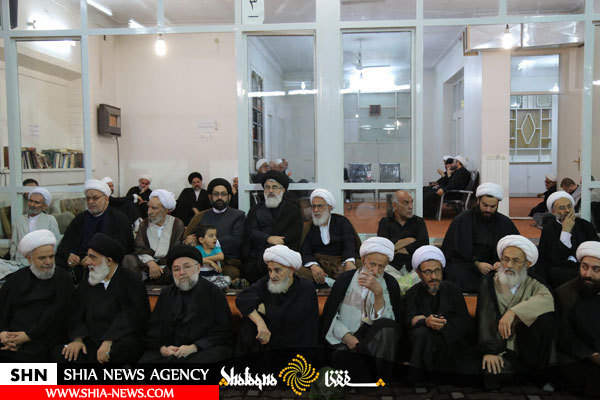 تصاویر مراسم بزرگداشت آیت الله اشرفی شاهرودی در قم