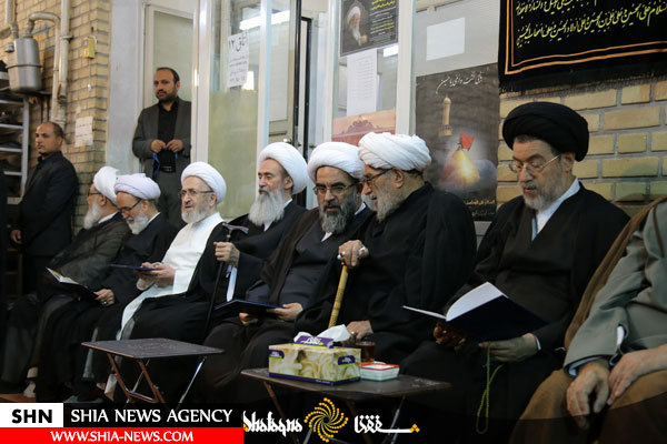 تصاویر مراسم بزرگداشت آیت الله اشرفی شاهرودی در قم