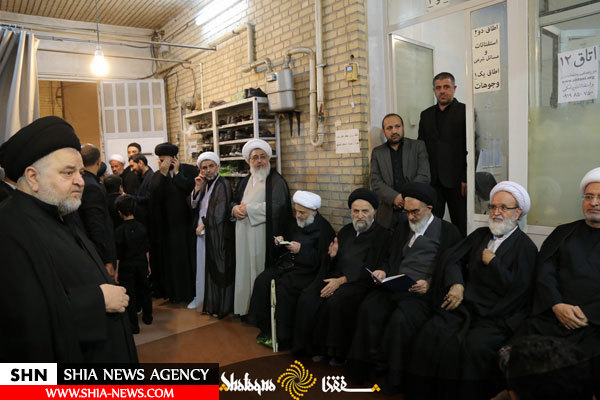 تصاویر مراسم بزرگداشت آیت الله اشرفی شاهرودی در قم