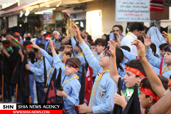 دسته عزاداری حسینی کودکان شیعه سوری دسته عزاداری حسینی کودکان شیعه سوری