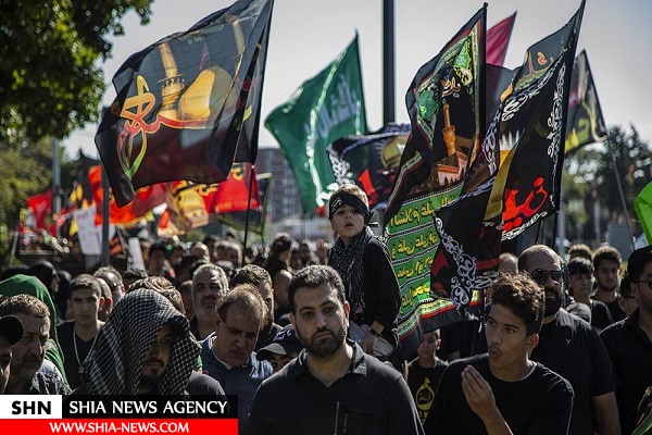 تصاویری از راهپیمایی حسینی در «دیربورن» آمریکا