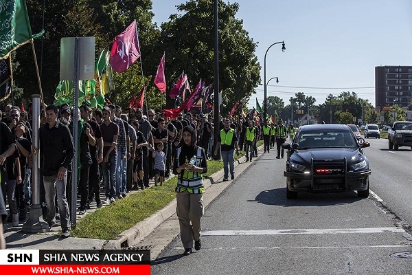 تصاویری از راهپیمایی حسینی در «دیربورن» آمریکا