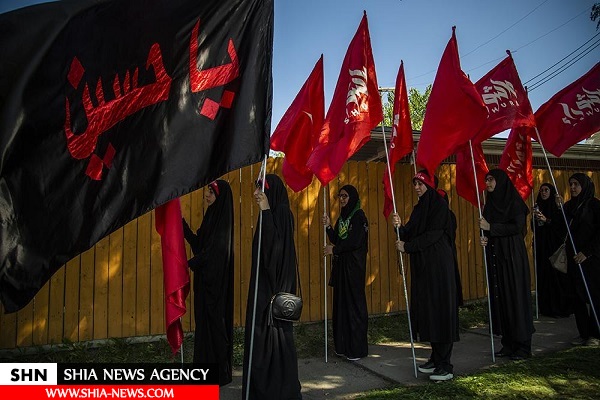 تصاویری از راهپیمایی حسینی در «دیربورن» آمریکا