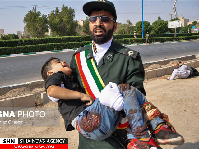 کودک زخمی شده در حمله تروریستی کودک زخمی شده در حمله تروریستی