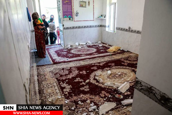 خسارات زلزله ۵.۹ ریشتر شهر تازه آباد کرمانشاه