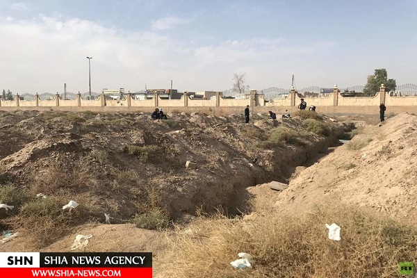 انتشار تصاویری از کشف بزرگ‌ترین گور جمعی در رقه