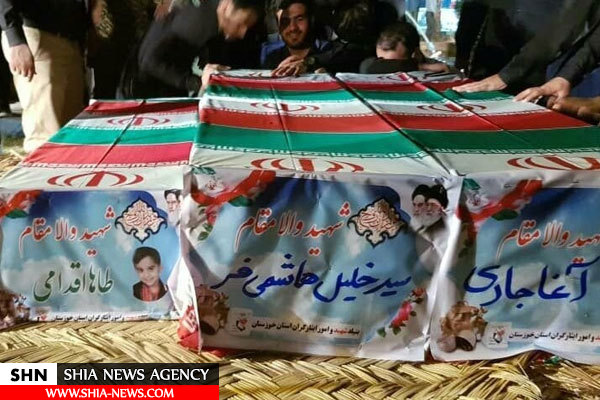 تشییع شهدای حمله تروریستی اهواز+ تصاویر